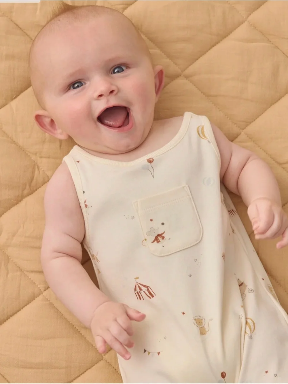 NWT Quincy Mae Sleeveless Romper